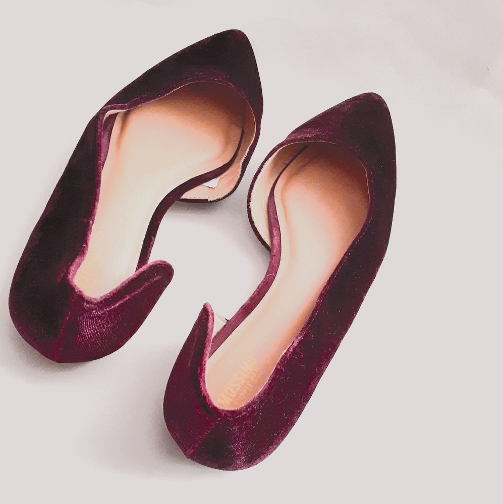 Mossimo Supply Co. Velvet D'Orsay Flats - Picture 3 of 4